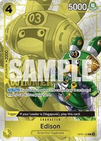 Edison (Winner Pack 2024 Oct.-Dec.) - One Piece Promotion Cards - One Piece Card Game card