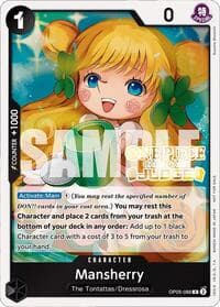 Mansherry (Judge Pack Vol. 4) - One Piece Promotion Cards - One Piece Card Game card
