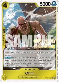 Ohm (Judge Pack Vol. 4) - One Piece Promotion Cards - One Piece Card Game card