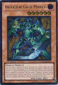 Inzektor Giga-Mantis (UTR) - Order of Chaos - YuGiOh card