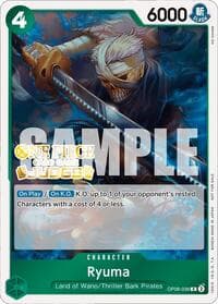 Ryuma (Judge Pack Vol. 4) - One Piece Promotion Cards - One Piece Card Game card