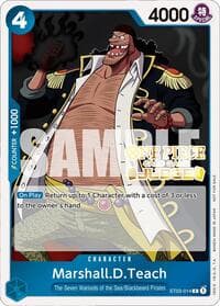Marshall.D.Teach (Judge Pack Vol. 4) - One Piece Promotion Cards - One Piece Card Game card