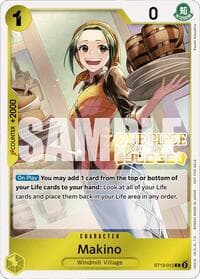 Makino (Judge Pack Vol. 4) - One Piece Promotion Cards - One Piece Card Game card