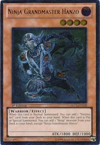 Ninja Grandmaster Hanzo (UTR) - Order of Chaos - YuGiOh card