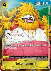 Nekomamushi (Offline Regional 2024 Vol. 3) [Finalist] - One Piece Promotion Cards - One Piece Card Game card