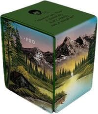 Bob Ross Alcove Flip Deck Box - Mountain Retreat - Ultra Pro Deck Boxes - Deck Boxes card