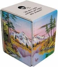 Bob Ross Alcove Flip Deck Box - Mighty Mountain Lake - Ultra Pro Deck Boxes - Deck Boxes card