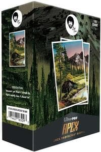 Bob Ross APEX Deck Protector Sleeves - Mountain Retreat (105-pack) - Ultra Pro Card Sleeves - Card Sleeves card