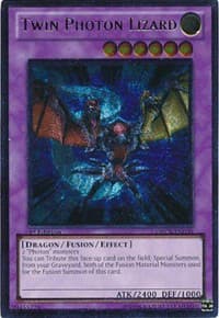 Twin Photon Lizard (UTR) - Order of Chaos - YuGiOh card