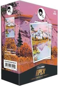 Bob Ross APEX Deck Protector Sleeves - Mighty Mountain Lake (105-pack) - Ultra Pro Card Sleeves - Card Sleeves card