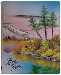 Bob Ross 9-Pocket Pro-Binder - Mighty Mountain Lake - Ultra Pro Storage Albums - Storage Albums card