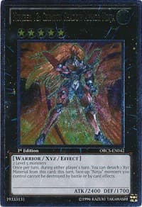 Number 12: Crimson Shadow Armor Ninja (UTR) - Order of Chaos - YuGiOh card