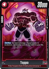 Toppo - Ultra Limit - Dragon Ball Super: Fusion World card