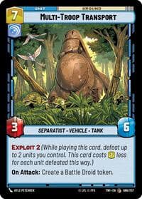 Multi-Troop Transport - Twilight of the Republic - Star Wars: Unlimited card
