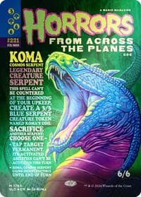 Koma, Cosmos Serpent (Rainbow Foil) - Secret Lair Drop Series - Magic: The Gathering card