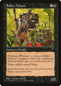 Fallen Askari - Visions - Magic: The Gathering card
