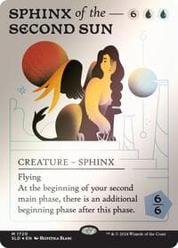 Sphinx of the Second Sun (Rainbow Foil) - Secret Lair Drop Series - Magic: The Gathering card