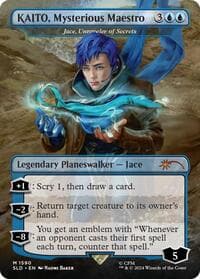 KAITO, Mysterious Maestro - Jace, Unraveler of Secrets - Secret Lair Drop Series - Magic: The Gathering card