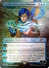 KAITO, Mysterious Maestro - Jace, Unraveler of Secrets (Rainbow Foil) - Secret Lair Drop Series - Magic: The Gathering card