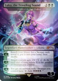 Luka, the Traveling Sound - Liliana of the Dark Realms (Rainbow Foil) - Secret Lair Drop Series - Magic: The Gathering card