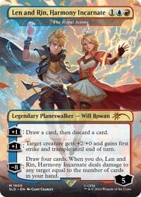 Len and Rin, Harmony Incarnate - The Royal Scions - Secret Lair Drop Series - Magic: The Gathering card