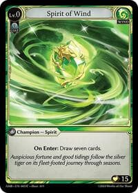 Spirit of Wind - Mortal Ambition - Grand Archive TCG card