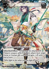 Jin, Fate Defiant (CSR) - Mortal Ambition - Grand Archive TCG card
