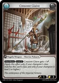 Crescent Glaive - Mortal Ambition - Grand Archive TCG card