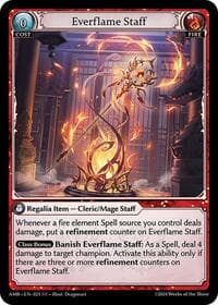 Everflame Staff - Mortal Ambition - Grand Archive TCG card