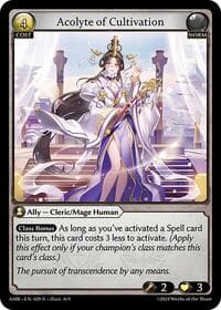 Acolyte of Cultivation - Mortal Ambition - Grand Archive TCG card
