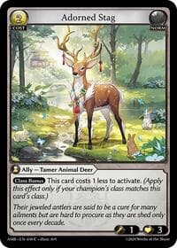 Adorned Stag - Mortal Ambition - Grand Archive TCG card