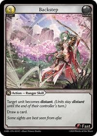 Backstep - Mortal Ambition - Grand Archive TCG card