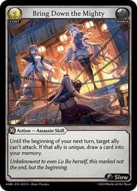 Bring Down the Mighty - Mortal Ambition - Grand Archive TCG card
