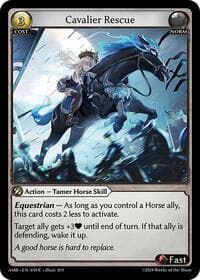 Cavalier Rescue - Mortal Ambition - Grand Archive TCG card