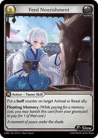 Feed Nourishment - Mortal Ambition - Grand Archive TCG card
