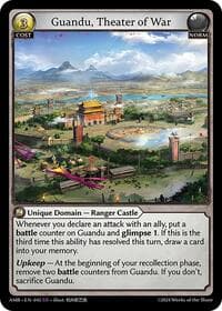 Guandu, Theater of War - Mortal Ambition - Grand Archive TCG card