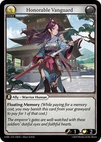 Honorable Vanguard - Mortal Ambition - Grand Archive TCG card