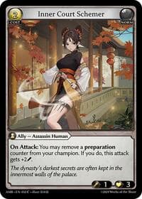 Inner Court Schemer - Mortal Ambition - Grand Archive TCG card
