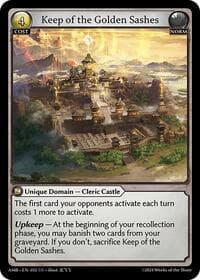Keep of the Golden Sashes - Mortal Ambition - Grand Archive TCG card