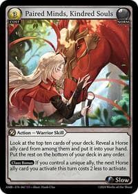 Paired Minds, Kindred Souls - Mortal Ambition - Grand Archive TCG card