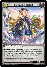 Promising Recruit - Mortal Ambition - Grand Archive TCG card
