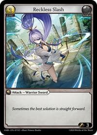 Reckless Slash - Mortal Ambition - Grand Archive TCG card