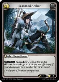 Seasoned Archer - Mortal Ambition - Grand Archive TCG card
