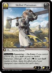 Skilled Plainsman - Mortal Ambition - Grand Archive TCG card