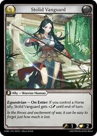 Stolid Vanguard - Mortal Ambition - Grand Archive TCG card