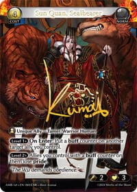 Sun Quan, Sealbearer (CSR) - Mortal Ambition - Grand Archive TCG card