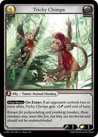 Tricky Chimps - Mortal Ambition - Grand Archive TCG card