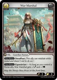 War Marshal - Mortal Ambition - Grand Archive TCG card