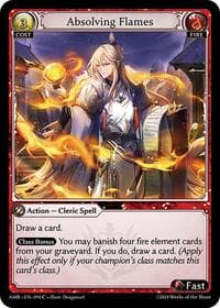 Absolving Flames - Mortal Ambition - Grand Archive TCG card