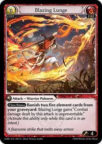 Blazing Lunge - Mortal Ambition - Grand Archive TCG card